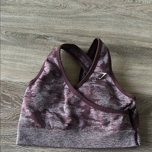 Gymshark Adapt Purple Camo Sports Bra